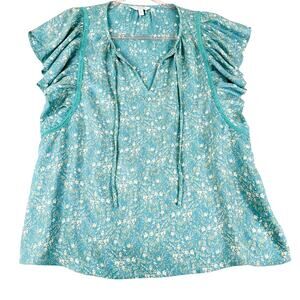 Lucky Brand Floral Top Size Medium
